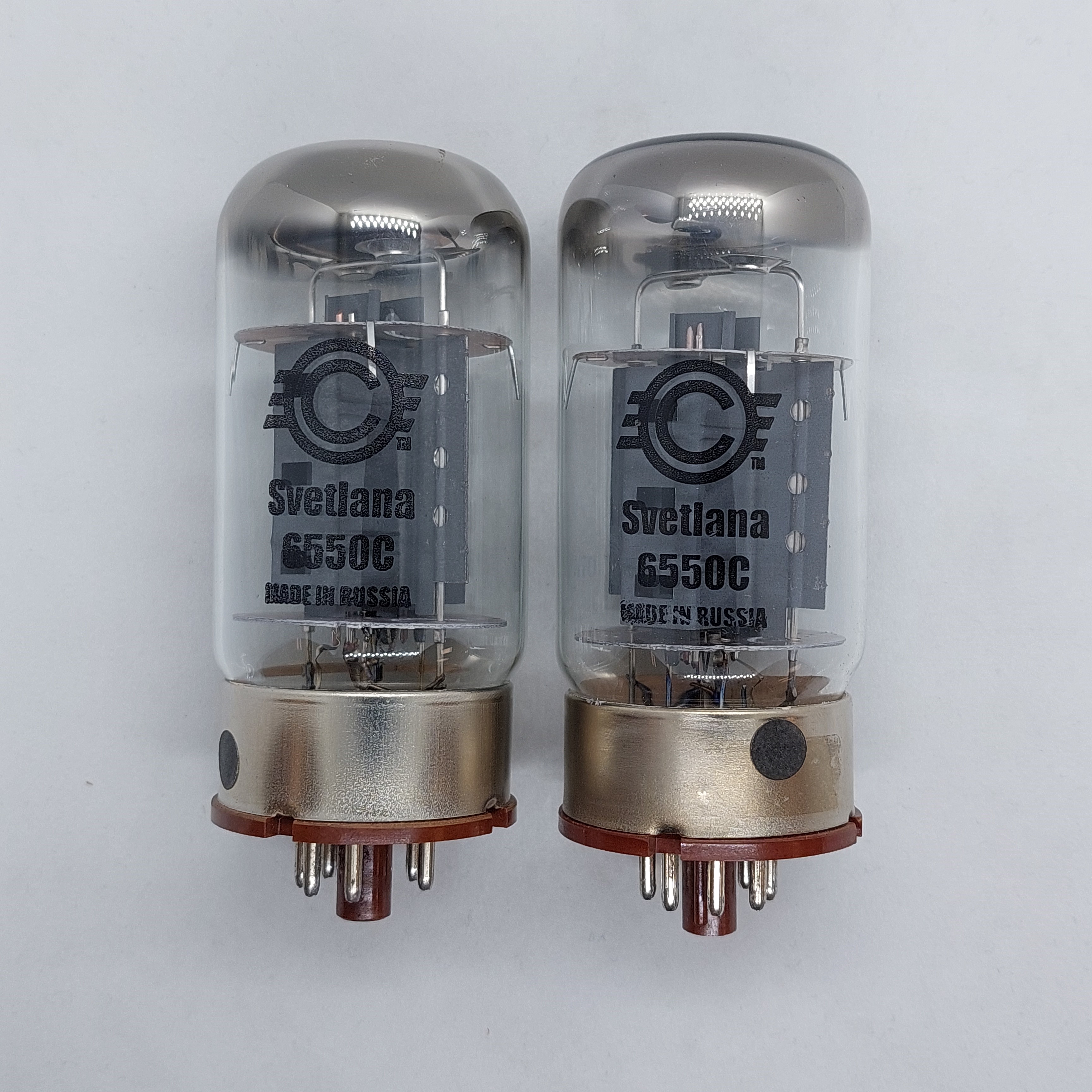 6550C SVETLANA 'WINGED C' NOS BOXED PAIR VALVE TUBE - Langrex